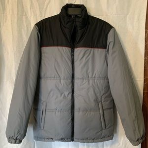 Boys Reversible Grey & Black Coat XL 16-18